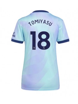 Arsenal Takehiro Tomiyasu #18 Ausweichtrikot für Frauen 2024-25 Kurzarm